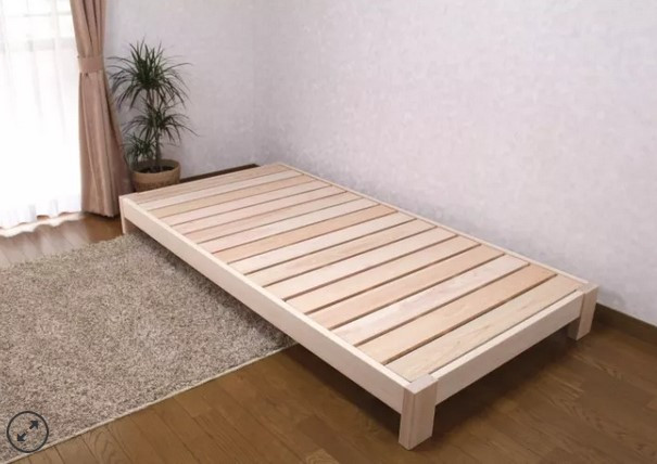 Giường gỗ tối giản 80cmx2m